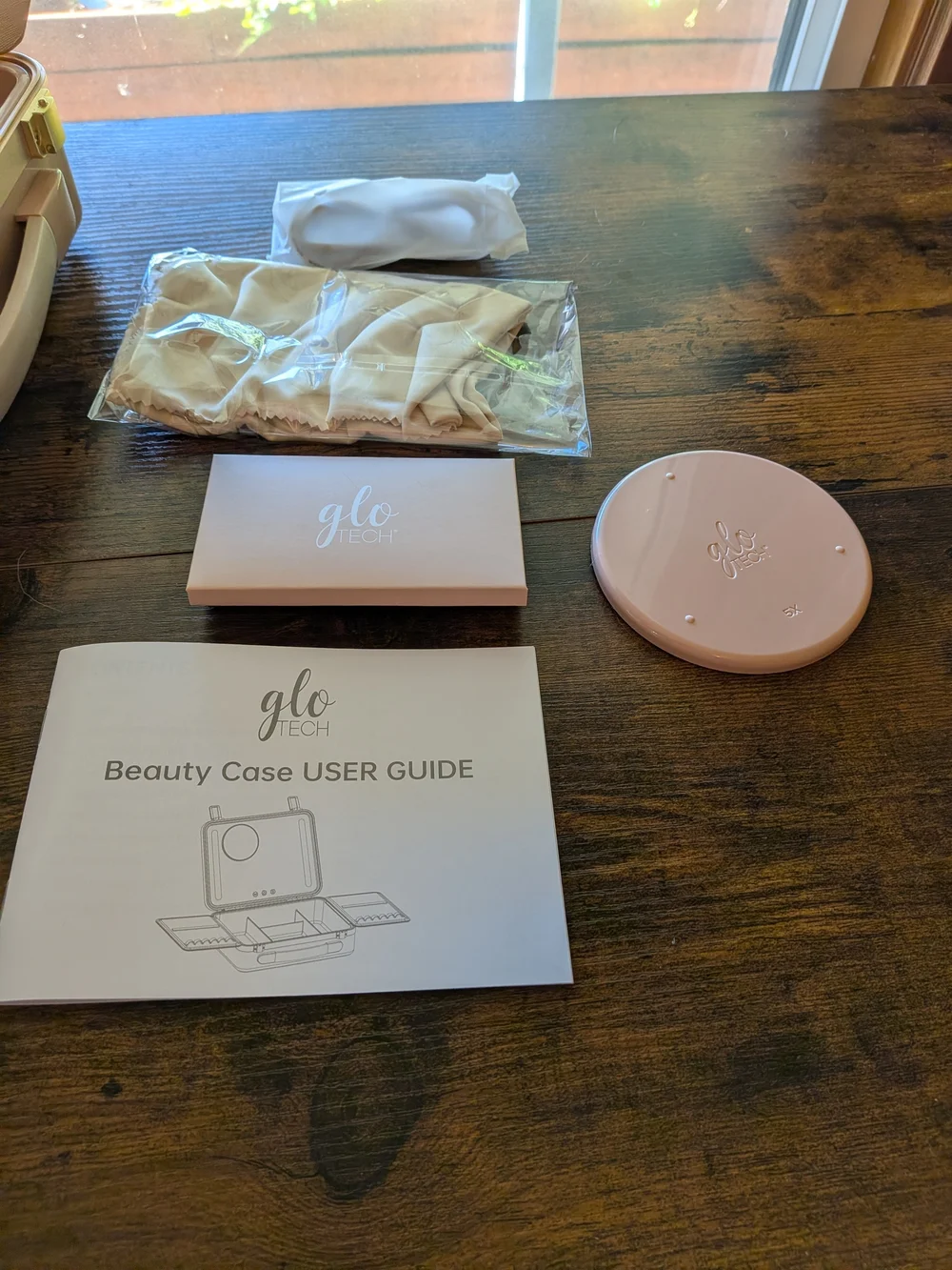 Pink Cosmetic Train Case